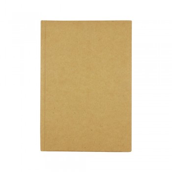B'RIGHT notebook A5 | Hunt BRIGHT notebook A5 (64 lined sheets), pages made of kraft paper 80 g/m2, hard cover made from recycled cardboard, FSC certificate AIV0218-00