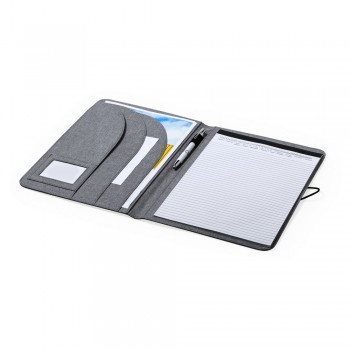 Conference folder A4 with notebook (20 lined sheets, one-sided printing), made from RPET AIV0235-19