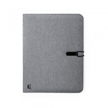 Conference folder A4 with notebook (20 lined sheets, one-sided printing), made from RPET AIV0235-19