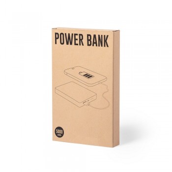 Bamboo power bank 5000 mAh