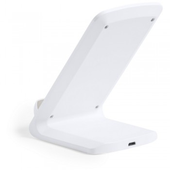 Wireless charger 5W-10W, fast charging function, works with mobile phones with inductive charging function, phone stand, micro USB input 5-9V/2-1.67A, micro USB cable included AIV0394-02