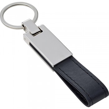 Keyring with PU hanger, in presentation box AIV0636-03