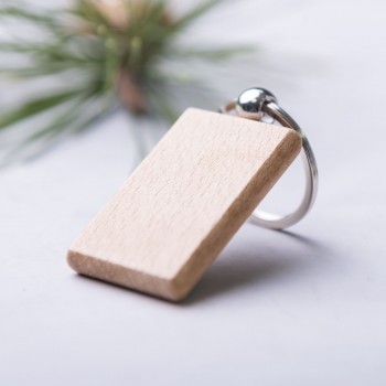 Wooden keyring