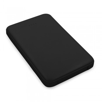 Power bank 5000 mAh with integrated cables, adapter included | Presley