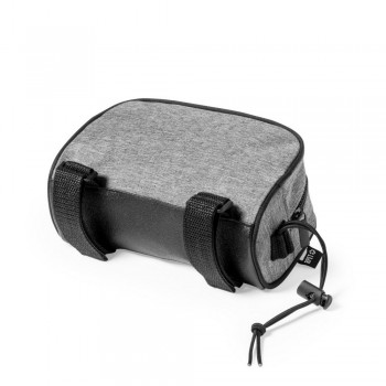 Bicycle bag made from polyester RPET, zipped main compartment, velcro straps for attachment AIV1020-19