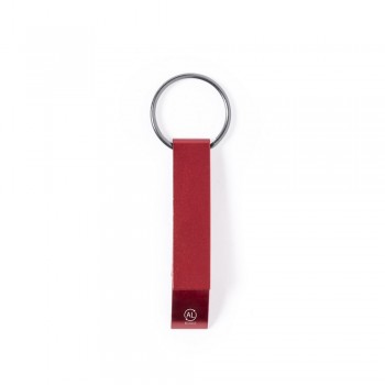 Keyring, bottle opener, made from recycled aluminium AIV1102-05