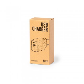 Wheat straw USB fast wall charger Wheat straw USB fast wall charger