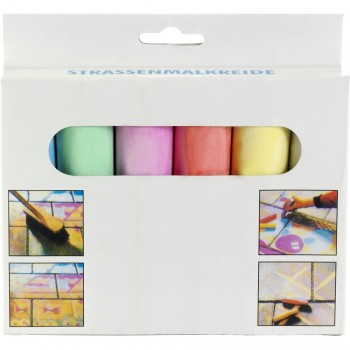 Street chalk Graffiti street chalk, 6 colours AIV1552-00