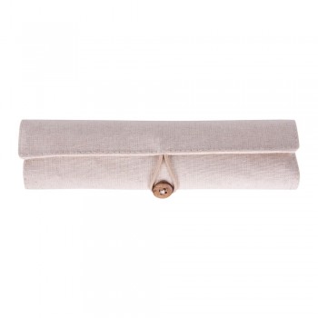 School set in cotton pouch with ruler, pencil, ball pen, eraser and pencil sharpener AIV1815-20