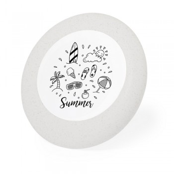 Frisbee for colouring, crayons