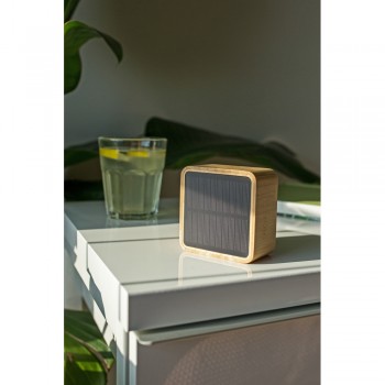 Bamboo wireless speaker 3W B'RIGHT, solar panel | Androwe