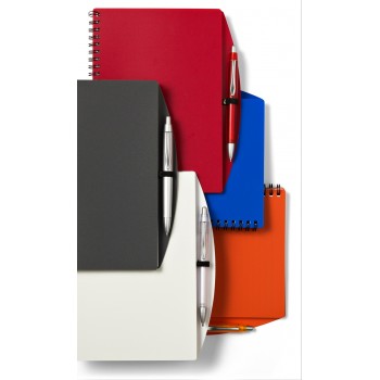 Notebook approx. A5 with ball pen Piezīmju blociņš A5 blociņš ar lodīšu pildspalvu AIV2387-02