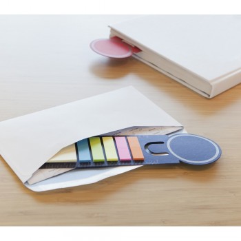 Memo holder, sticky notes, bookmark, notebook, ruler AIV2542/A-04