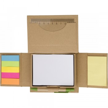 Memo holder, notebook, sticky notes, ball pen, ruler Memo holder, notebook, sticky notes, ball pen, ruler AIV2695-00