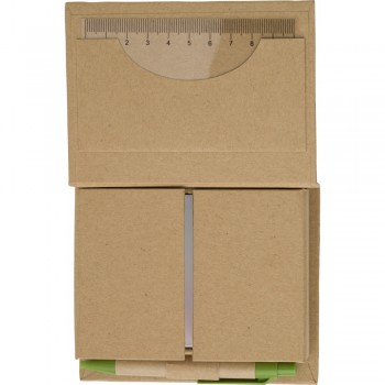 Memo holder, notebook, sticky notes, ball pen, ruler Memo holder, notebook, sticky notes, ball pen, ruler AIV2695-00