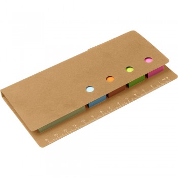 Memo holder, ruler, sticky notes, ball pen Memo holder, ruler, sticky notes, ball pen AIV2898-16