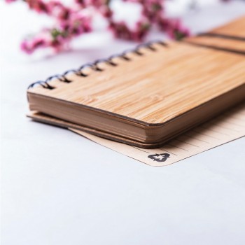 Bamboo notebook approx. A6