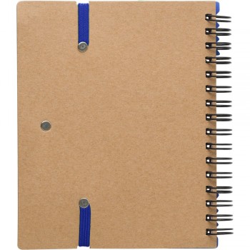 Memo holder, notebook, sticky notes, ball pen Memo holder, notebook (60 sheets of recycled, lined paper), ball pen, ruler, 125 sticky notes (25 pcs per colour), spiral binding AIV2991-11