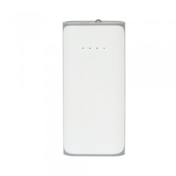 Power bank 4000 mAh, output 5V/1A, input 5V/1A, 4 diodes indicating power level, LED light, micro USB cable included AIV3778-02