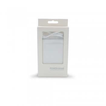 Power bank 8000 mAh, output 5V/2.1A and 5V/1A, input 5V/1A, 5 diodes indicating power level, LED light, micro USB cable included AIV3780-02