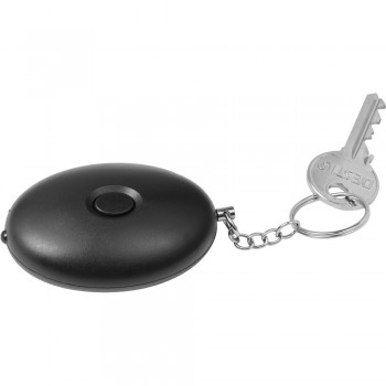 Personal alarm, keyring, with LED light and sound alarm activated with push button AIV3937-03