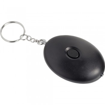 Personal alarm, keyring, with LED light and sound alarm activated with push button AIV3937-03