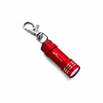 Keyring with 3 LED lights and trigger clip attachment AIV4193-05