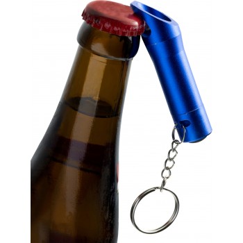 Keyring, bottle opener with push button 3 LED light AIV4194-23