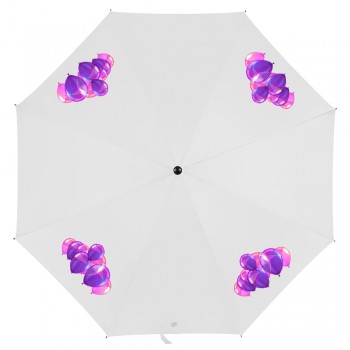 Manual umbrella, foldable Foldable, manual umbrella, 8 panels, nylon sleeve, velcro closing AIV4215-02