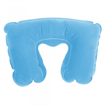 Inflatable travel cushion, neck pillow in pouch AIV4701-11