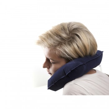 Inflatable travel cushion, neck pillow in pouch AIV4701-11