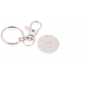 Keyring coin, can be used for shopping carts (size € 1) AIV4722-02