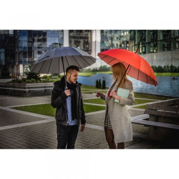 Automatic umbrella Mauro Conti | Sean Mauro Conti automatic umbrella, 16 panels, silver underside, matching colour sleeve AIV4817-03