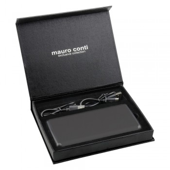 Bezvadu barošanas banka 10000 mAh Mauro Conti ar piesūcekņiem, bezvadu lādētājs 10 W | Stef AIV4833-03