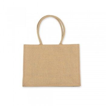 Jute shopping bag | Lucas Shopping bag with long handles and laminated interior AIV4870-00