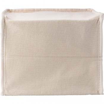 Cotton jute cooler bag Cotton jute cooler bag, aluminum interior, zipped main compartment, strap AIV4890-25