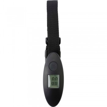 Digital luggage scales with on/off button and wrist strap, 40 kg maximum loading capacity AIV4951-03