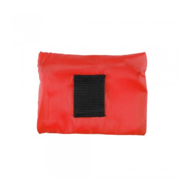 First aid kit in pouch with belt clip attachment, 8 pcs, includes: tweezers, tape, bandage, 2 adhesive sterile bandages, small alcohol pad, sting relief medicated pad, antiseptic swab, scissors AIV5178-05