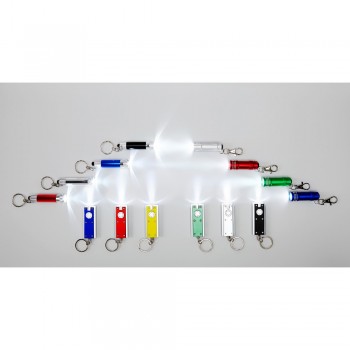 Keyring with push button 1 LED light AIV5455-11