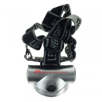 Head torch with 8 LED lights and strap for head adjustment AIV5527/A-32