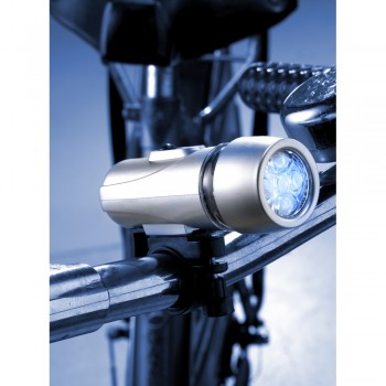 Set of 2 bicycle lights, front light 5 LED with 3 functions and rear red light 4 LED with 7 flashing functions AIV5541-00