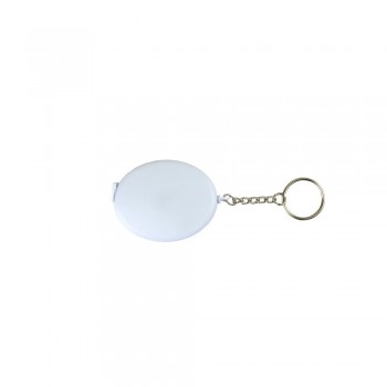 Keyring, measuring tape 1,5 m with black stop button AIV5615-02