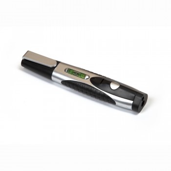 Multifunctional tool: screwdriver with 4 different screw bits, spirit level and blue LED light AIV5640-03