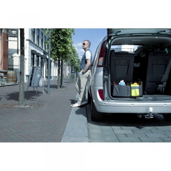 Foldable car organizer with mesh pockets and 2 large compartments AIV5762-03