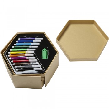 Art set in laminated card presentation box, 56 pcs AIV6110-16