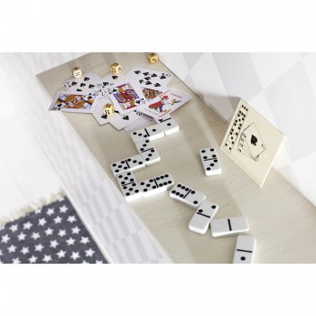 Game set Game set in wooden box: playing cards and dice AIV6209-00