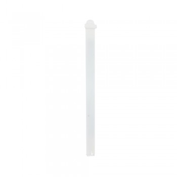 Hand fan with white plastic grip AIV6280-02