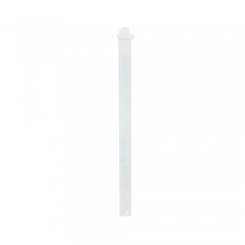 Hand fan with white plastic grip AIV6280-21