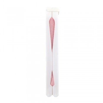 Hand fan with white plastic grip AIV6280-21