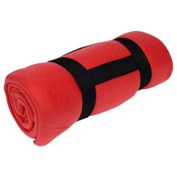 Fleece picnic blanket with nylon handle (unfolded: 160 x 125 cm) AIV6327-05